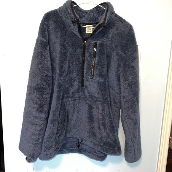 Pink teddy sweater - colour navy - size large - Picture 1 of 2
